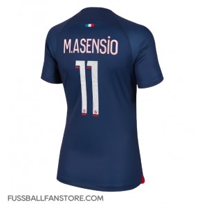 Paris Saint-Germain Marco Asensio #11 Replik Heimtrikot Damen 2023-24 Kurzarm